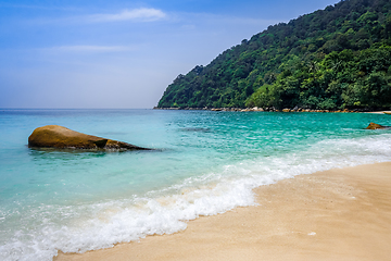 Image showing Turtle Beach, Perhentian Islands, Terengganu, Malaysia