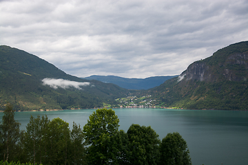 Image showing Lustrafjorden, Sogn og Fjordane, Norway