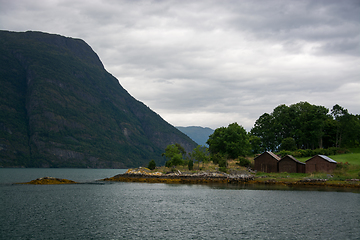 Image showing Lustrafjorden, Sogn og Fjordane, Norway