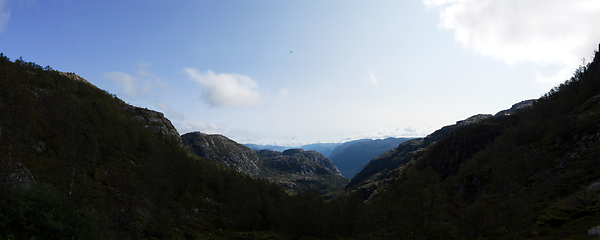 Image showing Way to the Preikestolen, Rogaland, Norway