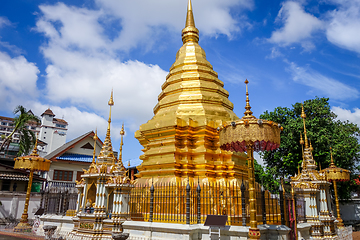 Image showing Wat Chomphu temple, Chiang Mai, Thailand