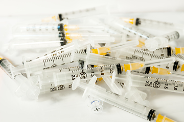 Image showing Syringes on white background