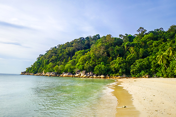 Image showing Teluk Pauh beach, Perhentian Islands, Terengganu, Malaysia