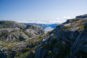 Image showing Lysefjord, Rogaland, Norway