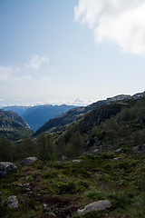 Image showing Way to the Preikestolen, Rogaland, Norway