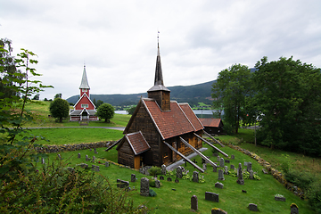 Image showing Roedven Stave Church, Moere Og Romsdal, Norway