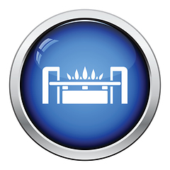 Image showing Gas burner icon