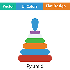 Image showing Pyramid toy icon