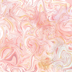 Image showing Abstract liquid pink marble effect background