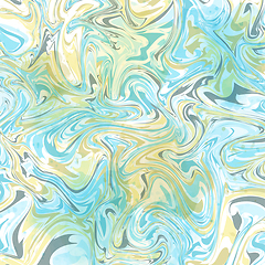 Image showing Liquid marble effect texture background