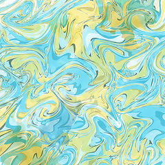 Image showing Abstract colorful marble paint background