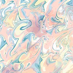 Image showing Abstract liquid pink marble effect background