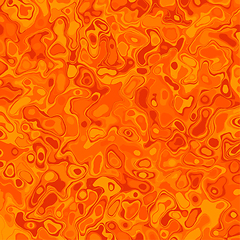 Image showing Creative orange abstract marble effect texture background