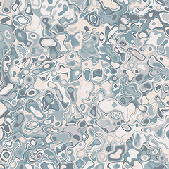 Image showing Modern blue and grey abstract marble effect texture background