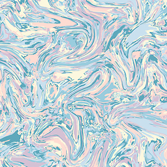 Image showing Creative pastel abstract marble effect texture background