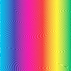 Image showing Modern  abstract rainbow background