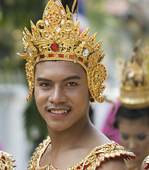 Image showing Rap Bua celebration in Thailand