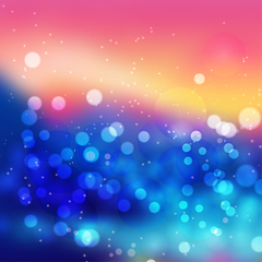 Image showing Amazing colorful bokeh abstract background