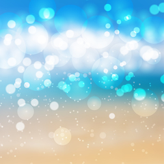 Image showing Amazing bokeh abstract background
