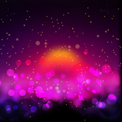 Image showing Amazing bokeh abstract background