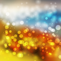 Image showing Amazing colorful bokeh abstract background