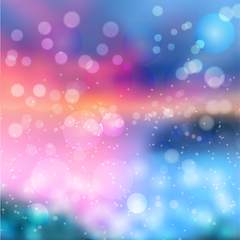 Image showing Amazing bokeh abstract background