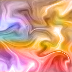 Image showing Modern colorful liquid waves.  Art design.