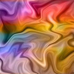 Image showing Modern colorful liquid waves.  Art design.