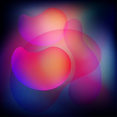 Image showing Abstract color fluid background