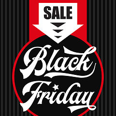 Image showing Black friday banner.