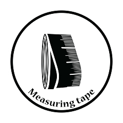 Image showing Tailor measure tape icon