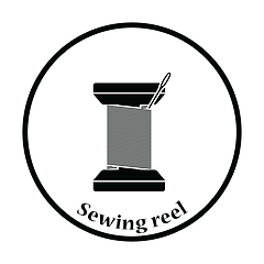 Image showing Sewing reel with thread icon