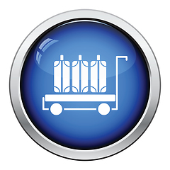 Image showing Luggage cart icon