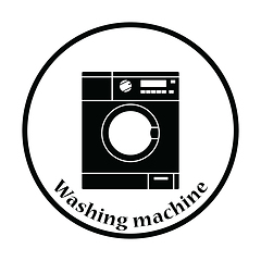 Image showing Washing machine icon