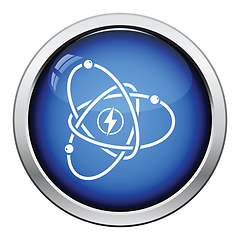 Image showing Atom energy icon