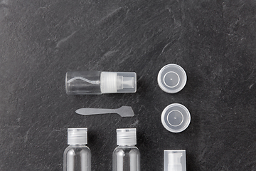 Image showing toiletry bottle set