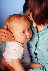 Image showing Girl with mammy