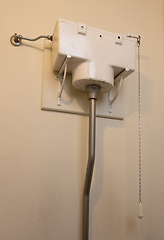 Image showing Details of an old toilet