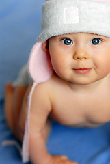 Image showing Baby in hat