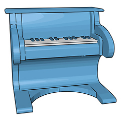 Image showing The toy Pianos picture vector or color illustration