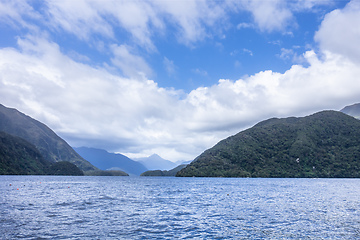 Image showing Doubtful Sound Fiordland National Park Impressions New Zealand