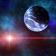 Image showing science fiction space art