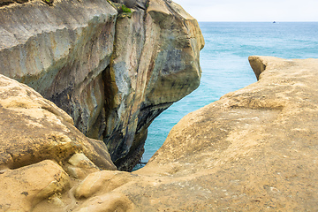 Image showing Tunnel Beach New Zealand