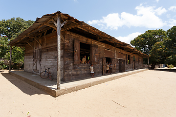 Image showing old rural malagasy school, Madagascar