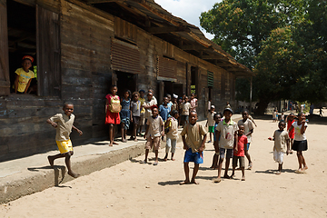 Image showing Malagasy school children in classroom, Madagascar