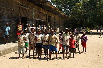 Image showing Malagasy school children in classroom, Madagascar