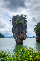 Image showing Ko tapu island in Phang Nga Bay, Thailand