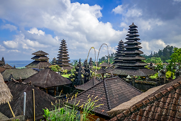 Image showing Pura Besakih temple on mount Agung, Bali, Indonesia