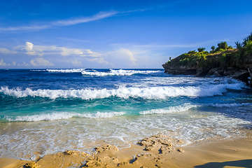 Image showing Dream beach, Nusa Lembongan island, Bali, Indonesia