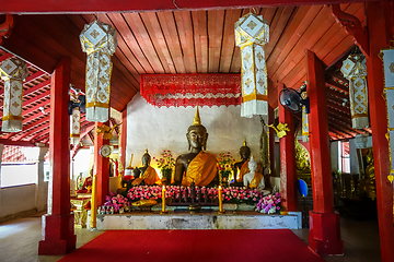 Image showing Buddha statue in Wat Palad temple, Chiang Mai, Thailand